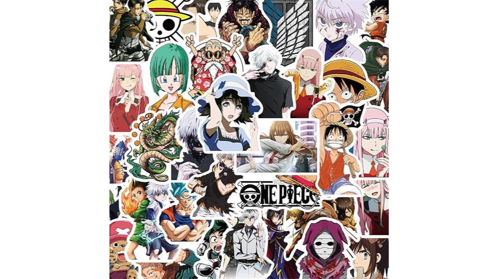 anime stickers waterproof vinyl