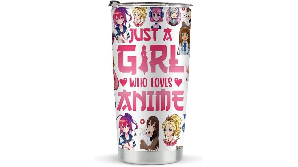 anime themed tumbler gift