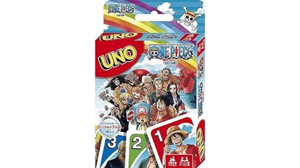 anime themed uno card game