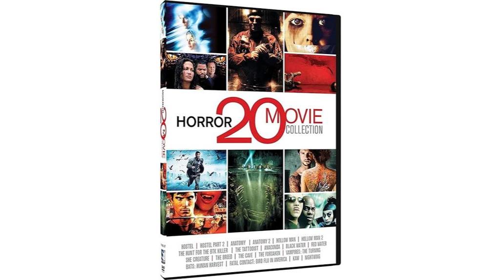 collection of 20 horror movies