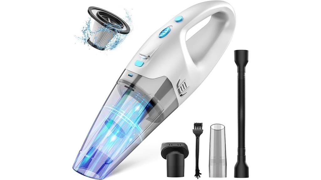 cordless handheld vacuum led