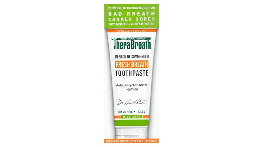 fresh breath toothpaste pack