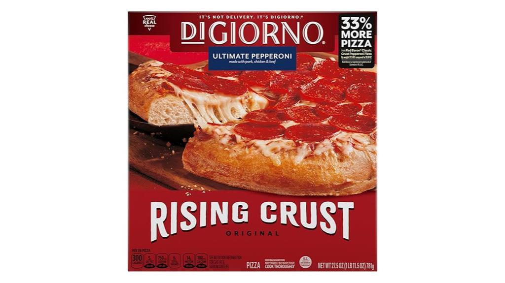 frozen rising crust pizza