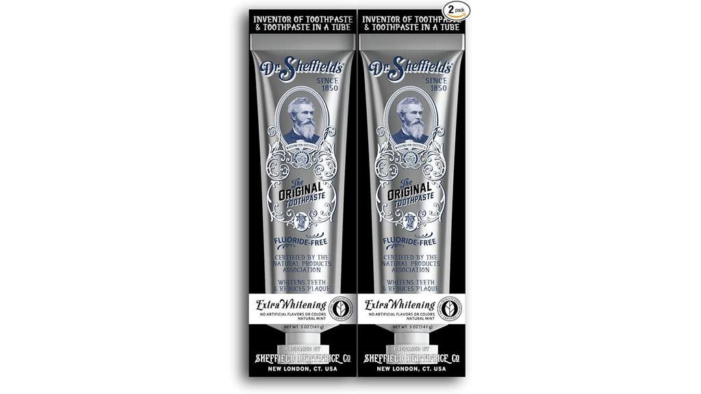 natural whitening toothpaste pack