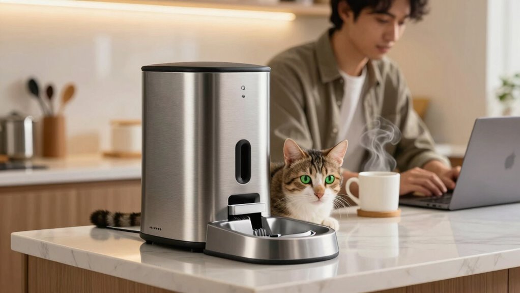 automated pet feeding convenience