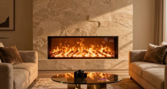 convenient luxury fireplace option