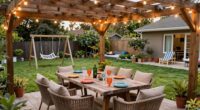 create functional outdoor oasis