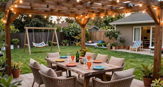create functional outdoor oasis