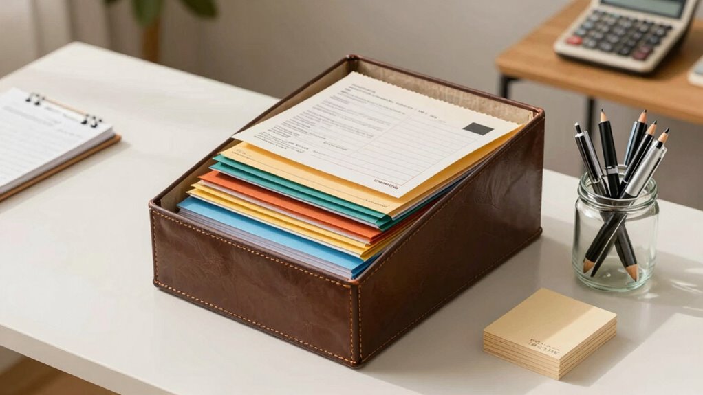 organize receipts for easy access