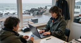 Meet The Flying Banker! One Woman Defies Gales To Serve Remote Customers On Northerly Islands